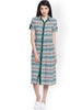 Rosyalps Green Printed Shirt Dress